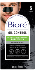BIORÉ<sup>®</sup>MEN`S CHARCOAL DEEP CLEANSING PORE STRIPS